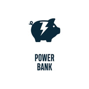 Flashlight that also doubles up as a power bank for your phone or any electrical device. Great for camping or when you cannot get to a socket.