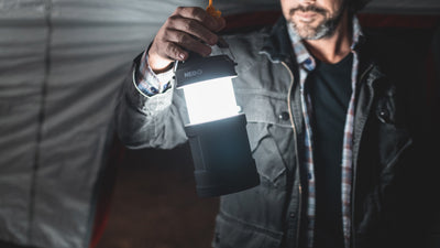Your perfect camping light or camping lantern, Nebo offer a wide selection of area lighting camping lanterns that feature USB power bank and are full rechargeable. Other camping light options are our powerful torches and head torches.  