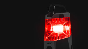 camping light with red light mode for night vision