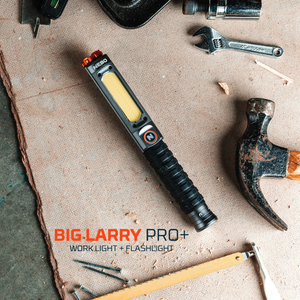 workmen lights for tradesmen, big Larry rechargeable