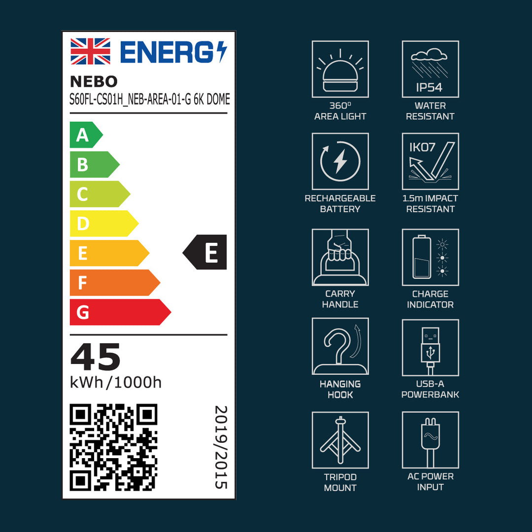 6K Dome Area Light – Nebo Lights