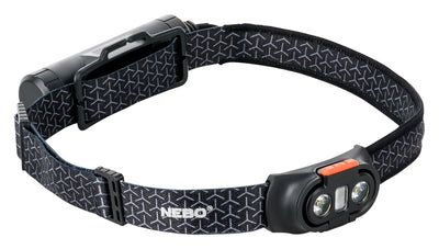 Einstein™ 1000 by NEBO is a low-profile, compact 1,000 lumen headlamp with 5 light modes