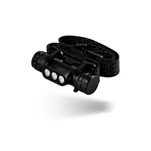 The TRANSCEND 1500 blackline is a powerful, USB-C rechargeable headlamp that features a 1,500 lumen Turbo Mode.  