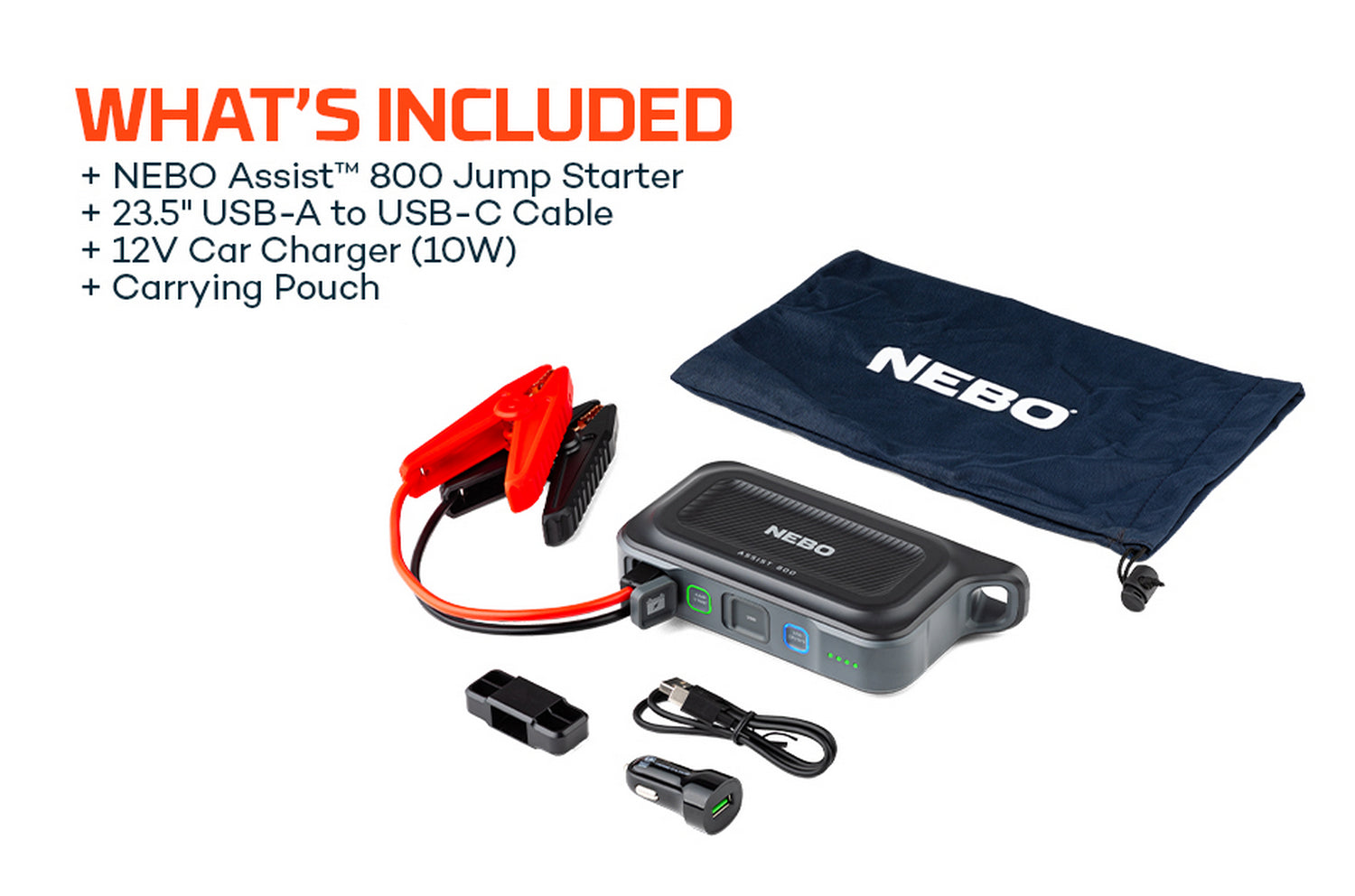 Assist 800 | Jump Starter – Nebo Lights