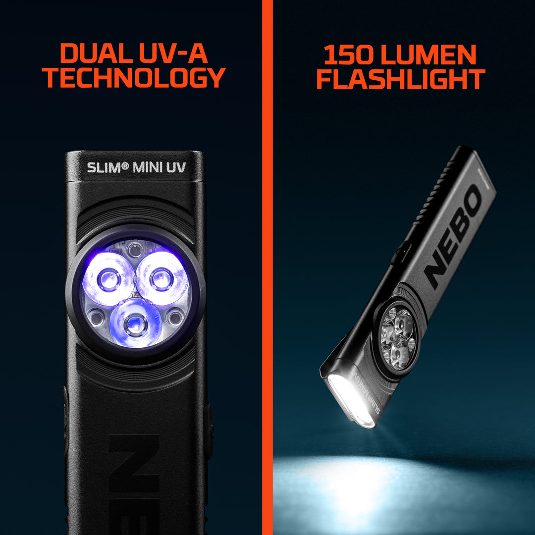nebo 400 lumen work light with 150 lumen flashlight SLIM Mini UV rtly-ship-to:Victorinox The North Face · Color:Yamame Red Bely which meant that it