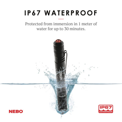 At Nebo Tools, we continually innovate so that we can offer the highest quality LED lighting products at the best price. The Inspector™ is an innovative, powerful pocket light that outputs 180 lumens, with 3 light modes and 3x adjustable zoom that provides the perfect amount of light for any situation. Waterproof and features a removable steel clip and Soft-Touch Technology, which provides momentary operation when the light is off, with the slight touch of the button.