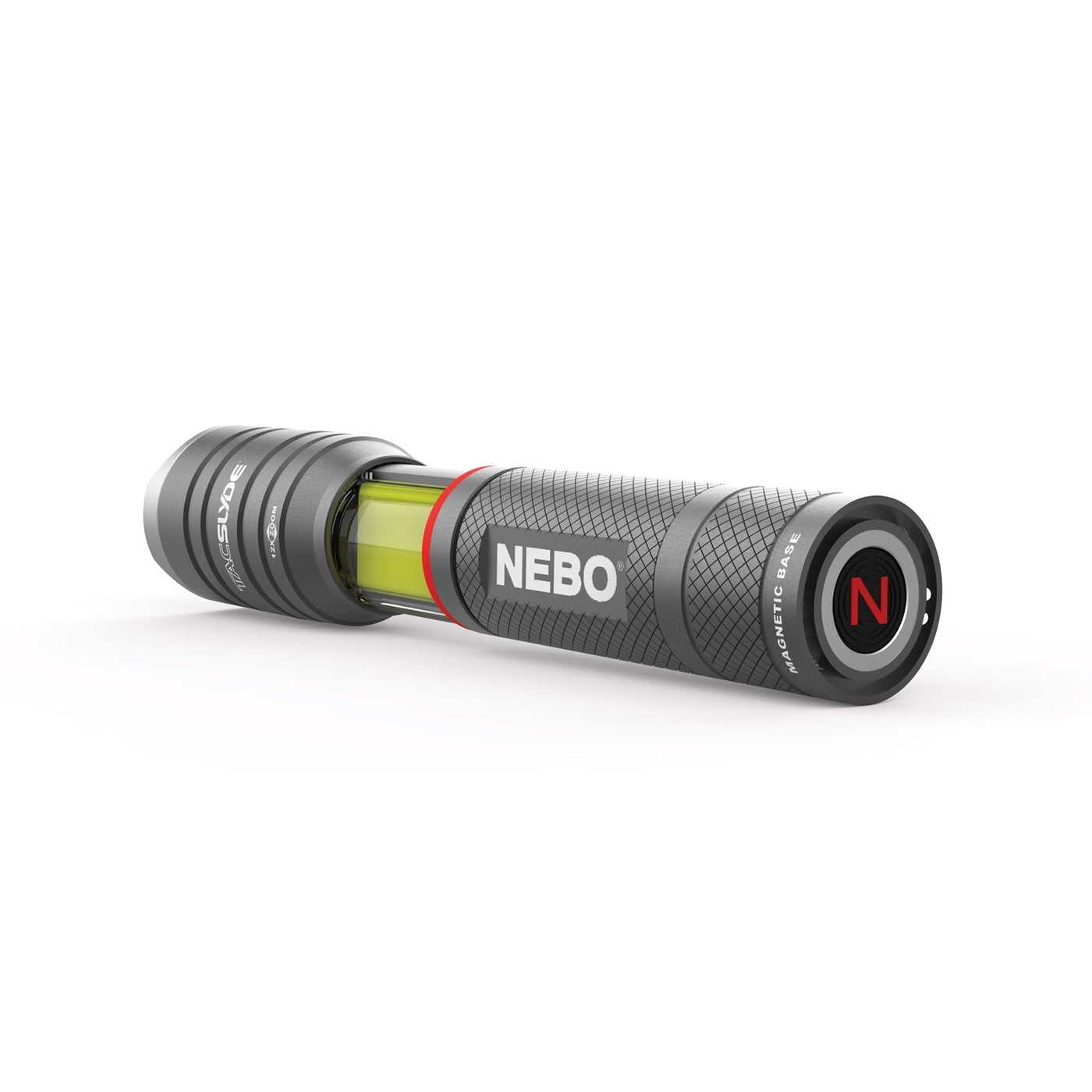 NEBO Tac Slyde - Torcia da 300 lumen - Con zoom regolabile 12x, 5 modalità di illuminazione e lanterna COB NEBO Tac Slyde - Torcia da 300 lumen - Con zoom regolabile 12x, 5 modalità di illuminazione e lanterna COB