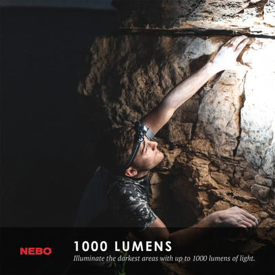 At Nebo Tools, we continually innovate so that we can offer the highest quality LED lighting products at the best price. The TRANSCEND 500 is a rechargeable head lamp that features a 500 lumen Turbo, high, medium and low power modes. The TRANSCEND utilises USB charging, a powerful magnetic base and has an adjustable tilting design to direct the light exactly where you need it.