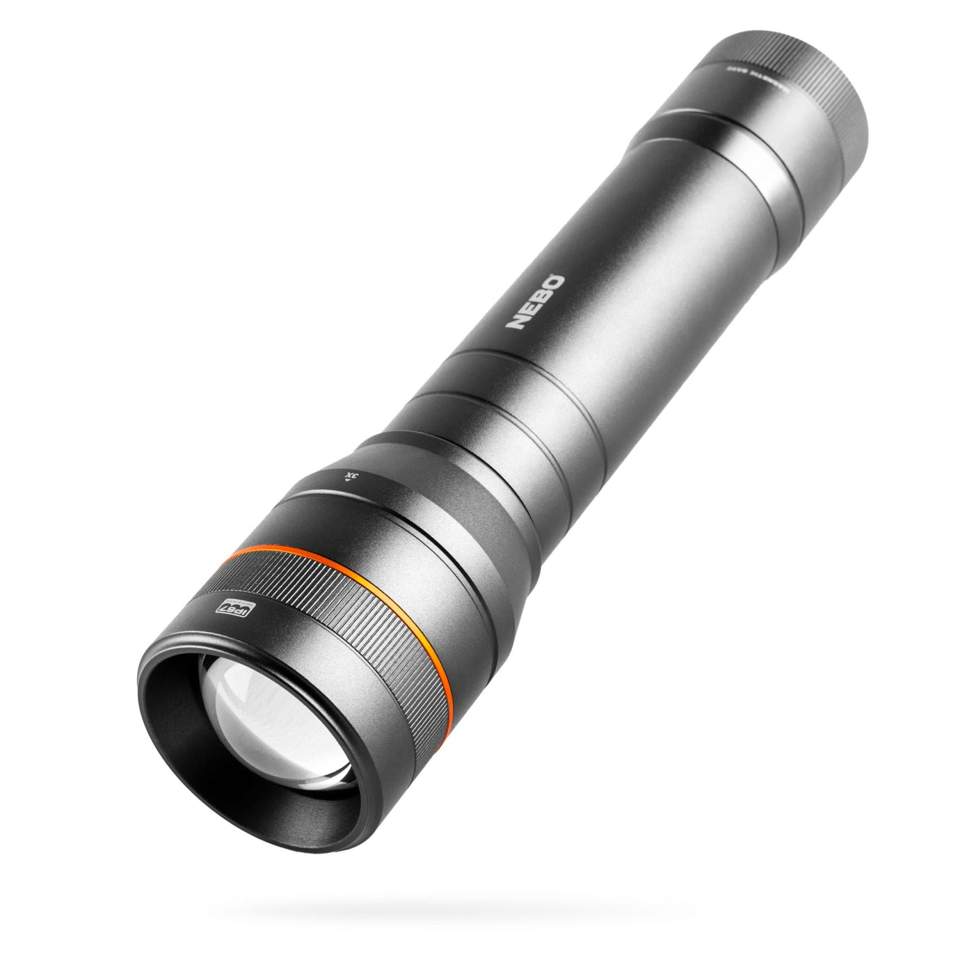 At Nebo Tools, we continually innovate so that we can offer the highest quality LED lighting products at the best price.  The Newton™ 1500 lumen flashlight by NEBO is a powerful handheld flashlight with 4 light modes. The included mode selection dial makes it easy to switch between modes and the powerful LED in this flashlight can light up 182 meters.