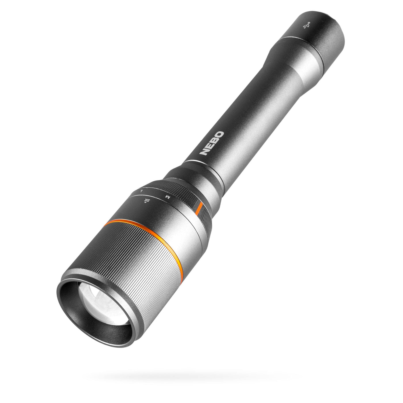 At Nebo Tools, we continually innovate so that we can offer the highest quality LED lighting products at the best price. The Davinci™ 5000 lumen rechargeable flashlight by NEBO is a powerful handheld flashlight with 4 light modes and an included power bank. The included mode selection dial makes it easy to switch between modes and the powerful LED in this flashlight can light up 192 meters. The included battery allows for up to 20 hours of operation in between charges.
