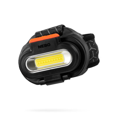 At Nebo Tools, we continually innovate so that we can offer the highest quality LED lighting products at the best price. The Einstein™ 1500 FLEX Headlamp by NEBO is a low-profile, compact 1500 lumen headlamp with 5 light modes featuring flex power. Use the included rechargeable battery or 2 batteries. Completely water resistant