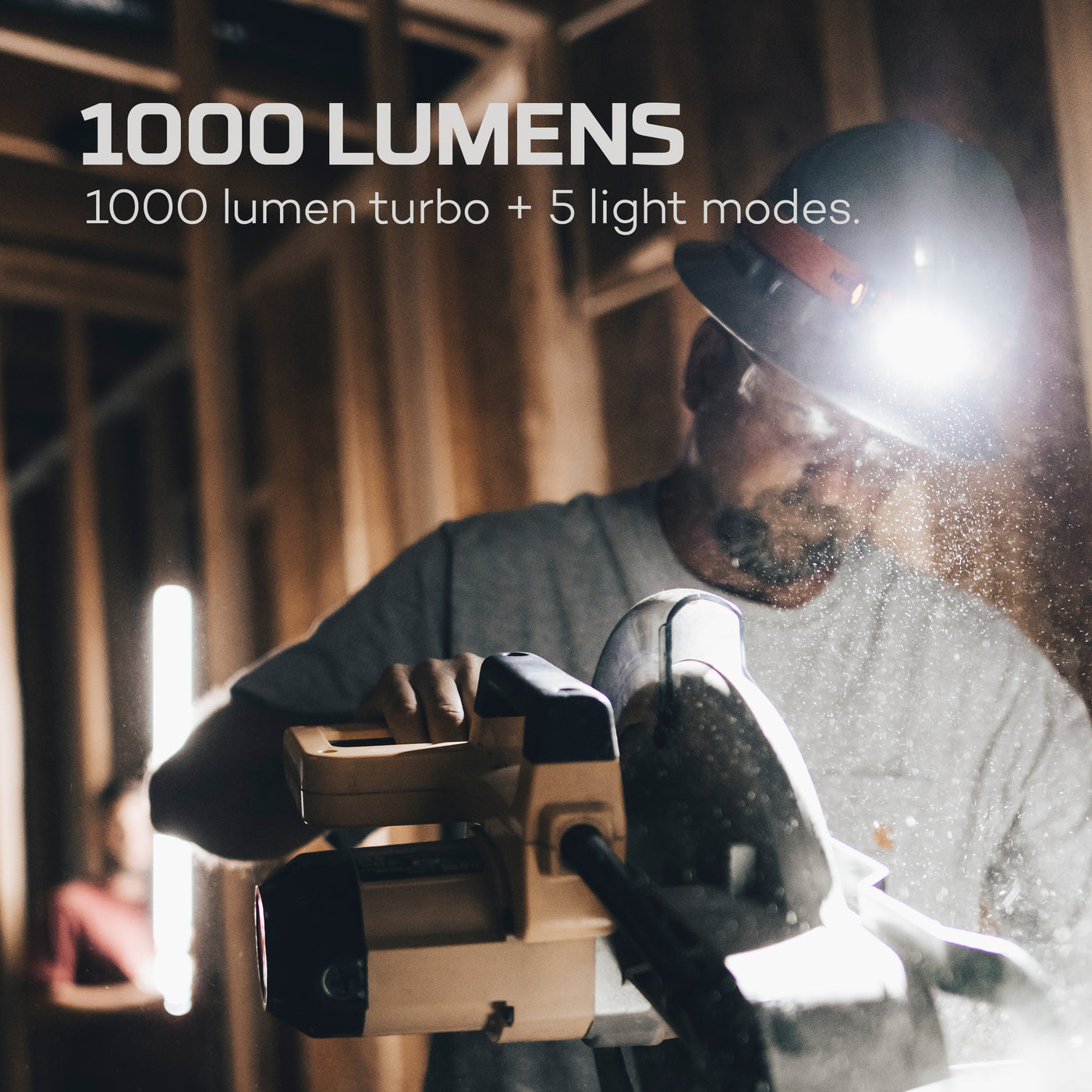 1000 lumen head light with 5 light modes