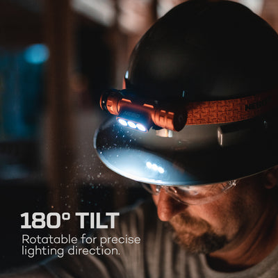 head torch with 180 degree tilt