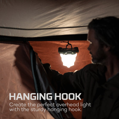 camping lantern with hanging hook