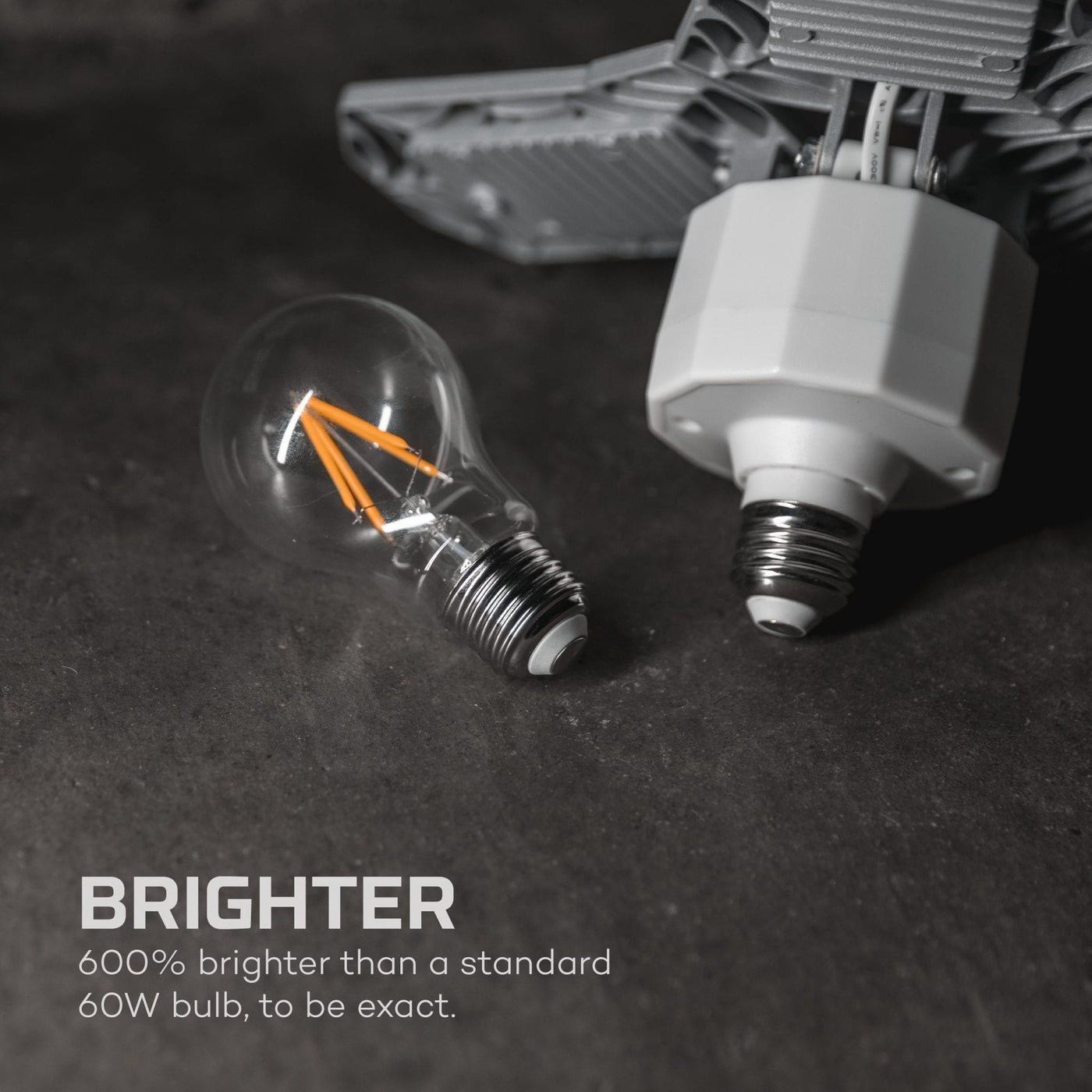At Nebo Tools, we continually innovate so that we can offer the highest quality LED lighting products at the best price. The NEBO HIGH BRIGHT 6,000 is a powerfully bright, 6,000 lumen light that fits in any standard non-recessed light socket.
