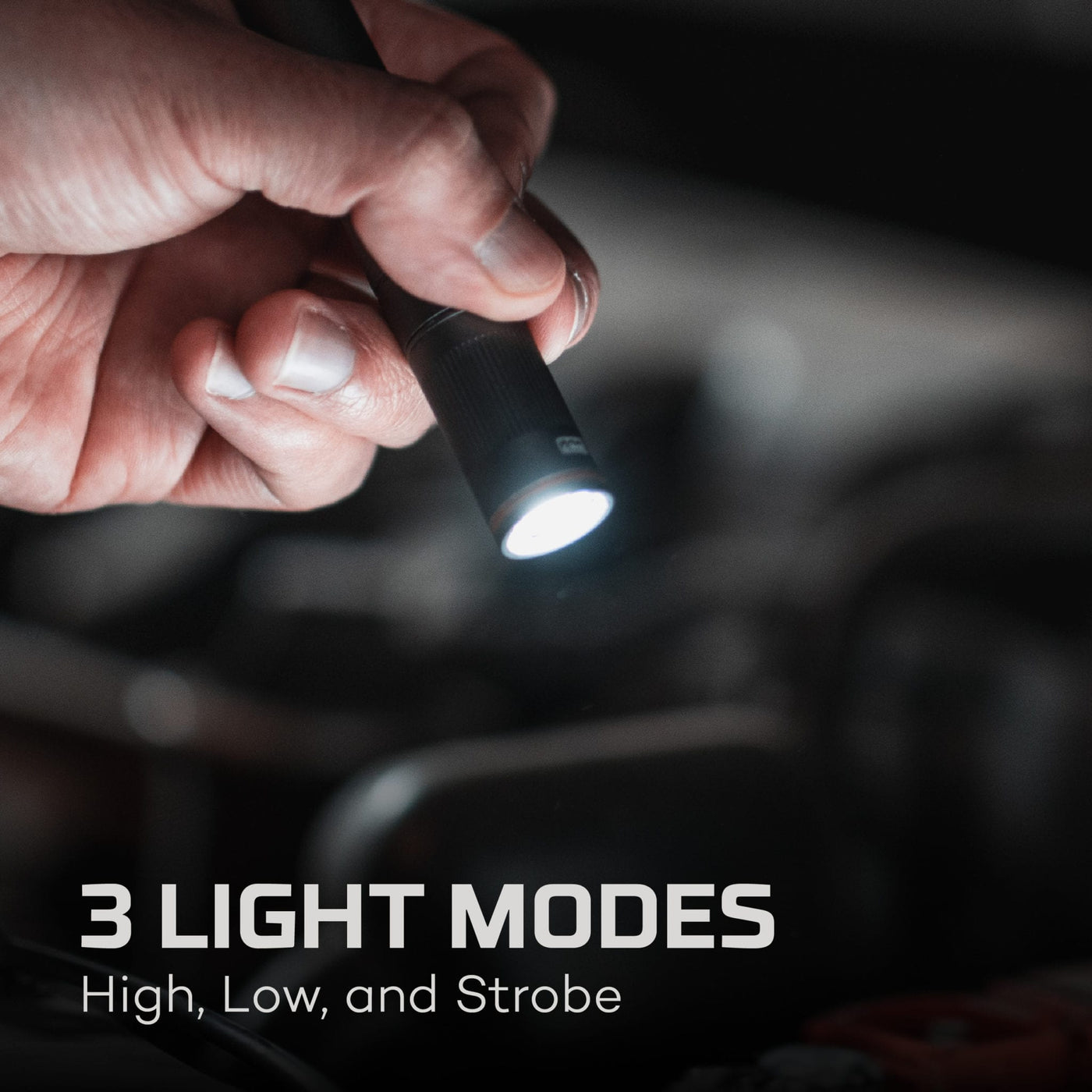 At Nebo Tools, we continually innovate so that we can offer the highest quality LED lighting products at the best price. The Columbo™ 100 torch features a 100 lumen LED, 3 light modes, 4x adjustable zoom, Easy Touch Technology, strong steel clip, and a waterproof (IP67) anodized aircraft-grade aluminium body. The included AAA alkaline batteries allow for up to 4.5 hours of operation.