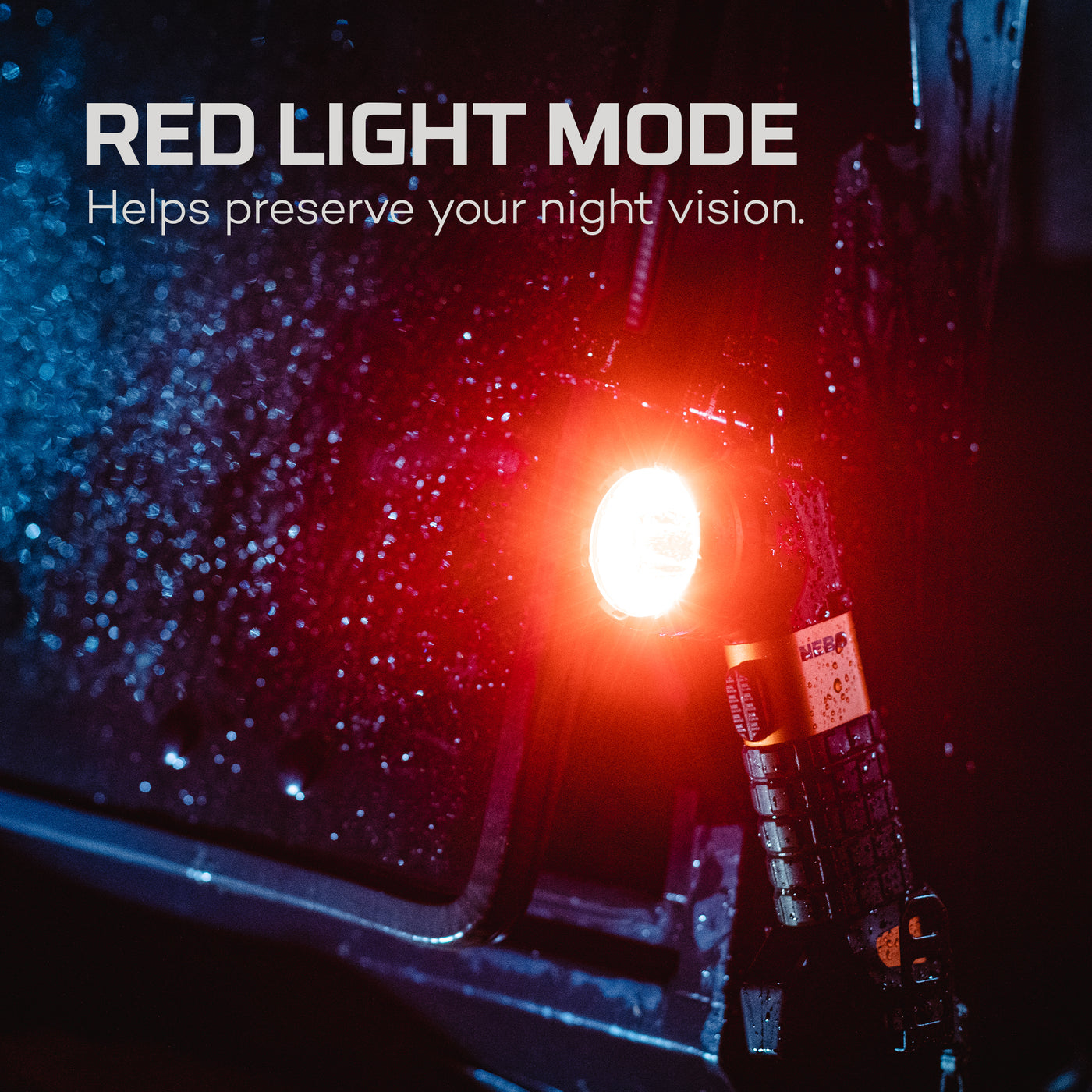 red light for night vision spotlight 