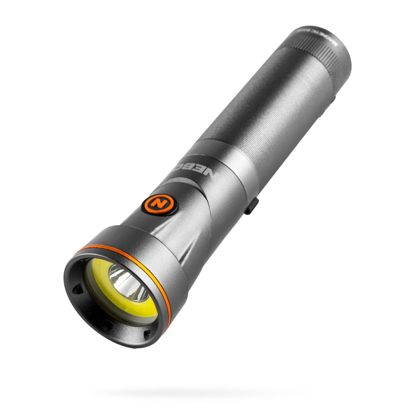 At Nebo Tools, we continually innovate so that we can offer the highest quality LED lighting products at the best price. The Franklin™ Pivot by NEBO features a high-powered 300 lumen COB LED flashlight and COB LED work light, 90° pivoting head, and a powerful magnetic base. The included battery allows for up to 30 hours of operation in between charges.