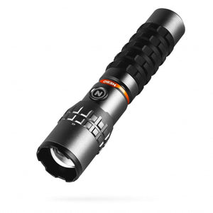 The SLYDE KING 2K features a 2,000 lumen flashlight with 4x zoom, and a 500 lumen COB work light. Each light mode is dimmable with programmable memory. The 2K also has an ergonomic rubberised grip and powerful magnetic base., At Nebo Tools, we continually innovate so that we can offer the highest quality LED lighting products at the best price. Rechargeable, waterproof and versatile,